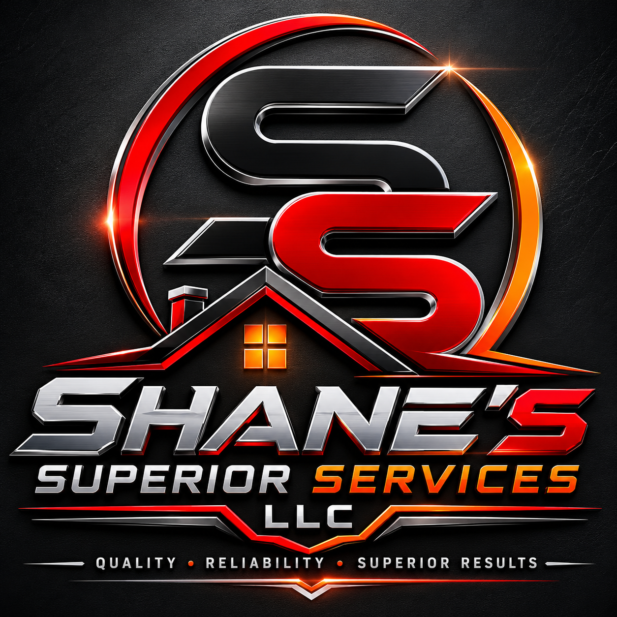 Shane's Superior Services sign — Residential & Commercial pressure washing, 218-537-0852, fully insured